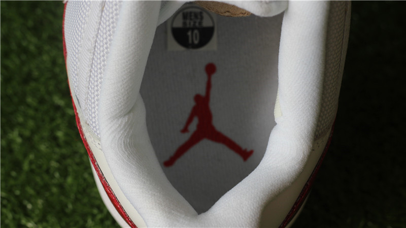 Authentic Air Jordan 11 Low White Varsity Red Cherry